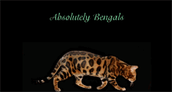 Desktop Screenshot of absolutelybengals.com