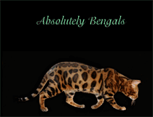 Tablet Screenshot of absolutelybengals.com